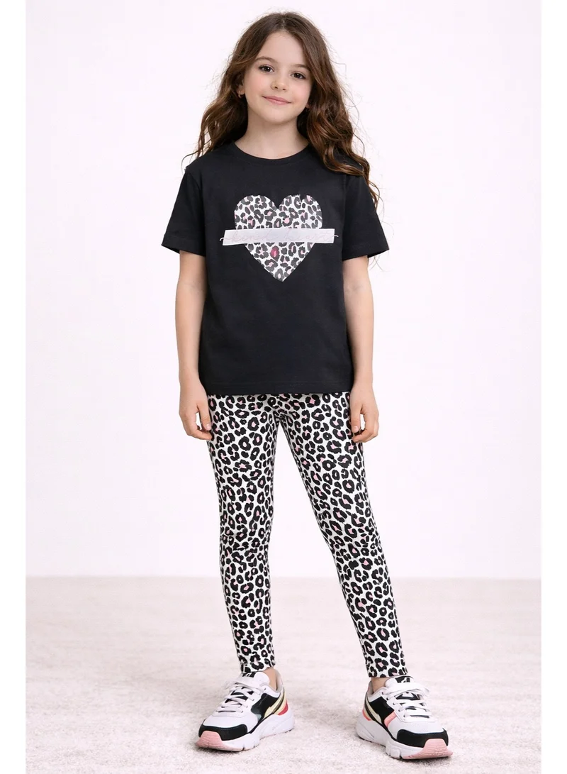 Victor And Jane Multi Girls’ Multipack (2 Pack) – Graphic T-Shirts & Leggings Set (Basic Fit) for Women | Best Price UAE